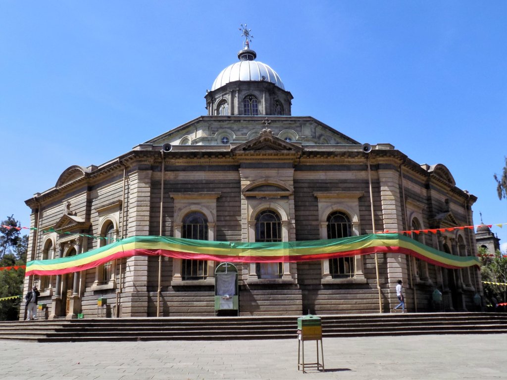 This photo shows St. George Cathedral, Addis Ababa