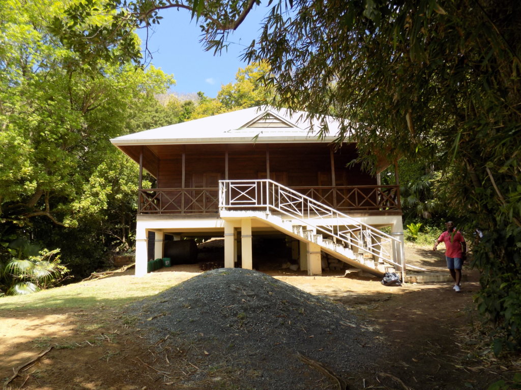 This photo shows the recently-built house on Little Tobago that serves no purpose!