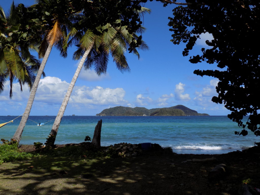 This photo was taken from the restaurant where we stopped for lunch looking back to Little Tobago