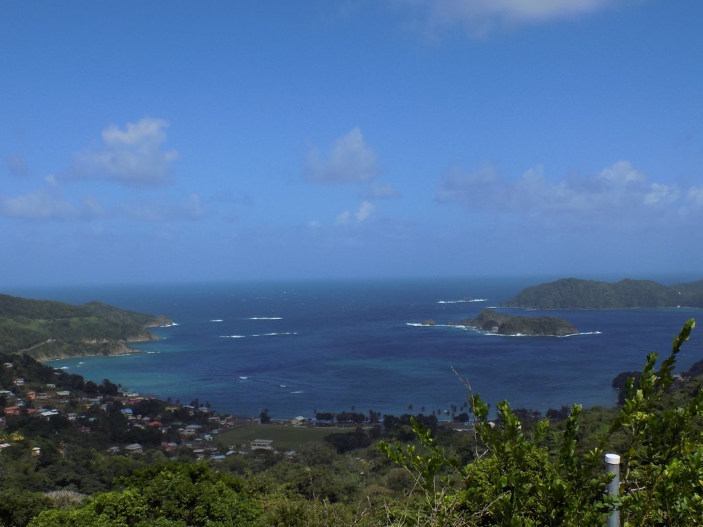 This photo shows Little Tobago as seen from Speyside Overlooking