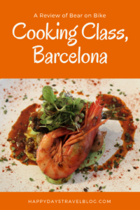 A review of a cooking class in Barcelona run by Bear on Bike. #travel #Spain #Barcelona #cookingclass #food