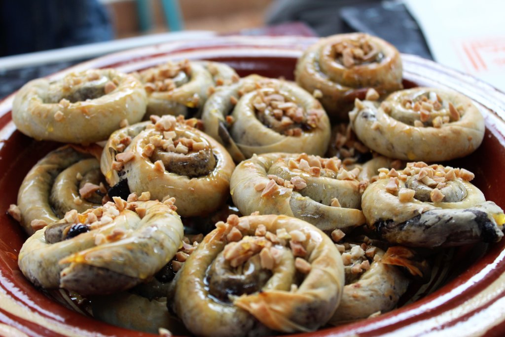 This picture shows the date pastries we made 