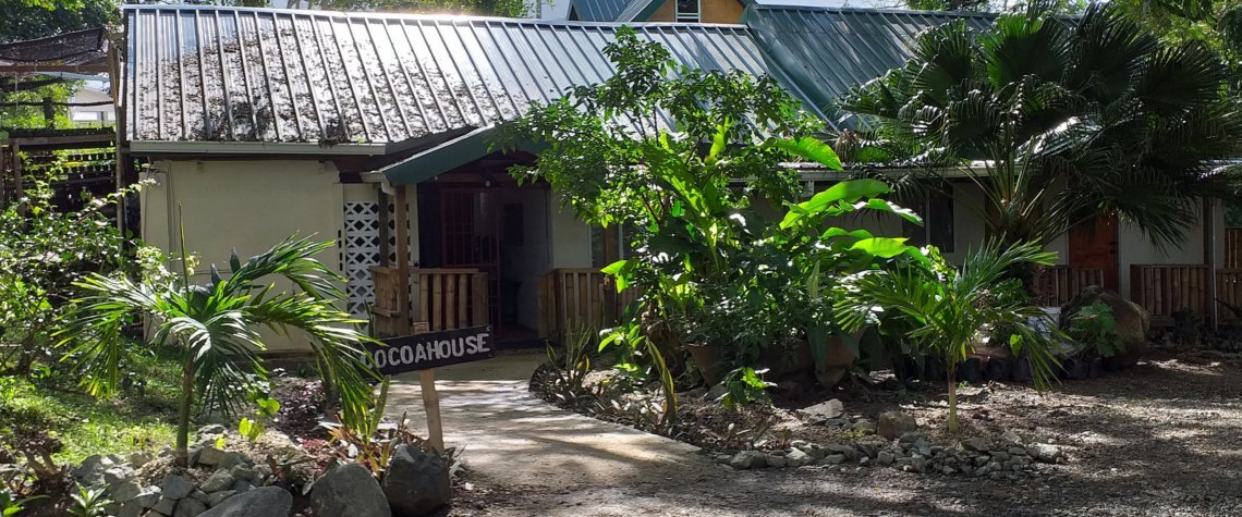 This photo shows the Cocoa House which now houses the guest rooms