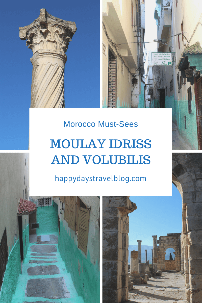 Going to Morocco? Be sure to visit the holy city of Moulay Idriss and the Roman ruins at Volubilis. Experience history and culture in these less-visited destinations. #Morocco #MoulayIdriss #Volubilis