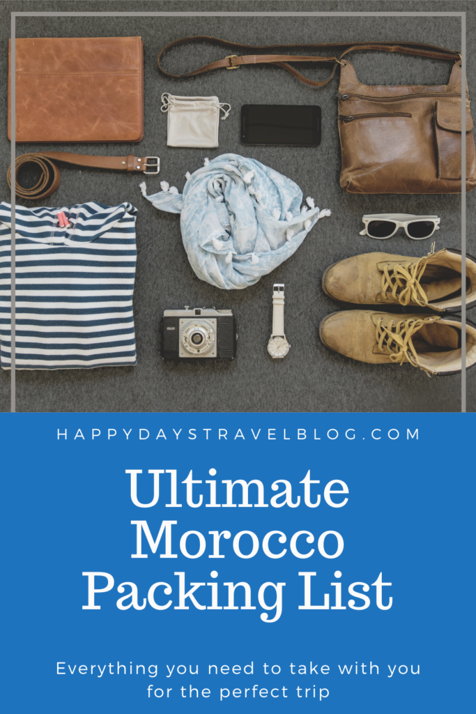 The ultimate Morocco packing list. Read this article for everything you need to take with you for a trip around Morocco. This packing list for Morocco is the only one you'll need!