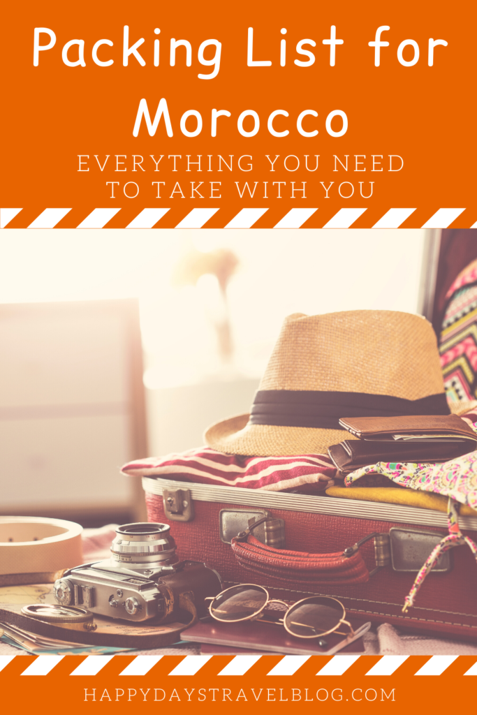 The ultimate Morocco packing list. Read this article for everything you need to take with you for a trip around Morocco. This packing list for Morocco is the only one you'll need!