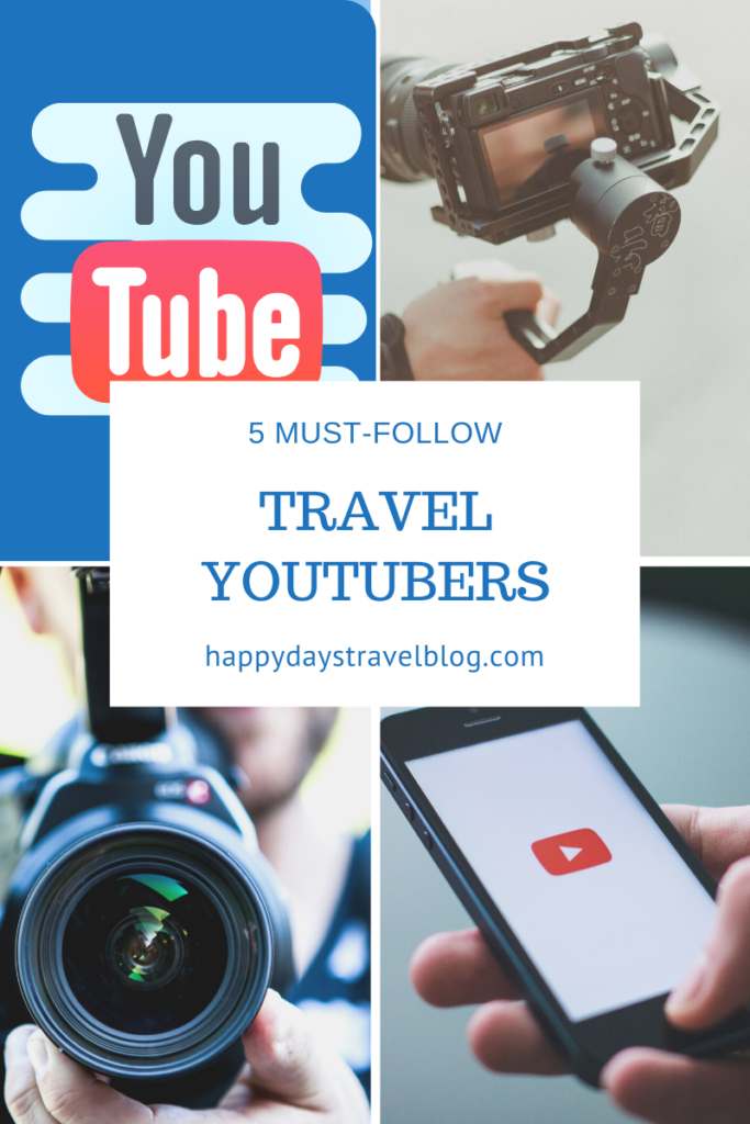 The 5 best travel YouTubers to inspire you to travel further for longer. These are must-follow YouTube travel channels. #travel #travelyoutubers