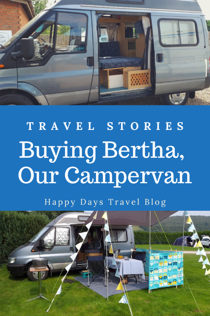 Read the story of why and how we bought our campervan, Bertha. #campervan #vanlife