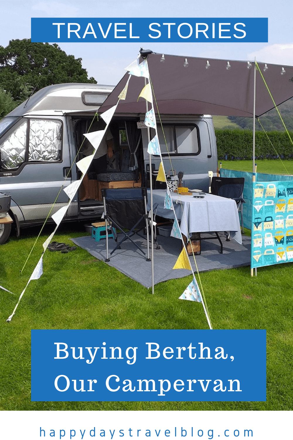 Read the story of why and how we bought our campervan, Bertha. #campervan #vanlife