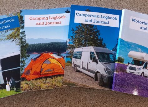 Motorhome, Campervan, Caravan, and Camping Logbooks and Journals