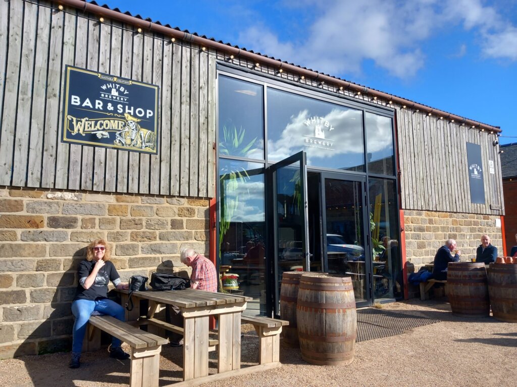 This photo shows the exterior of Whitby Brewery